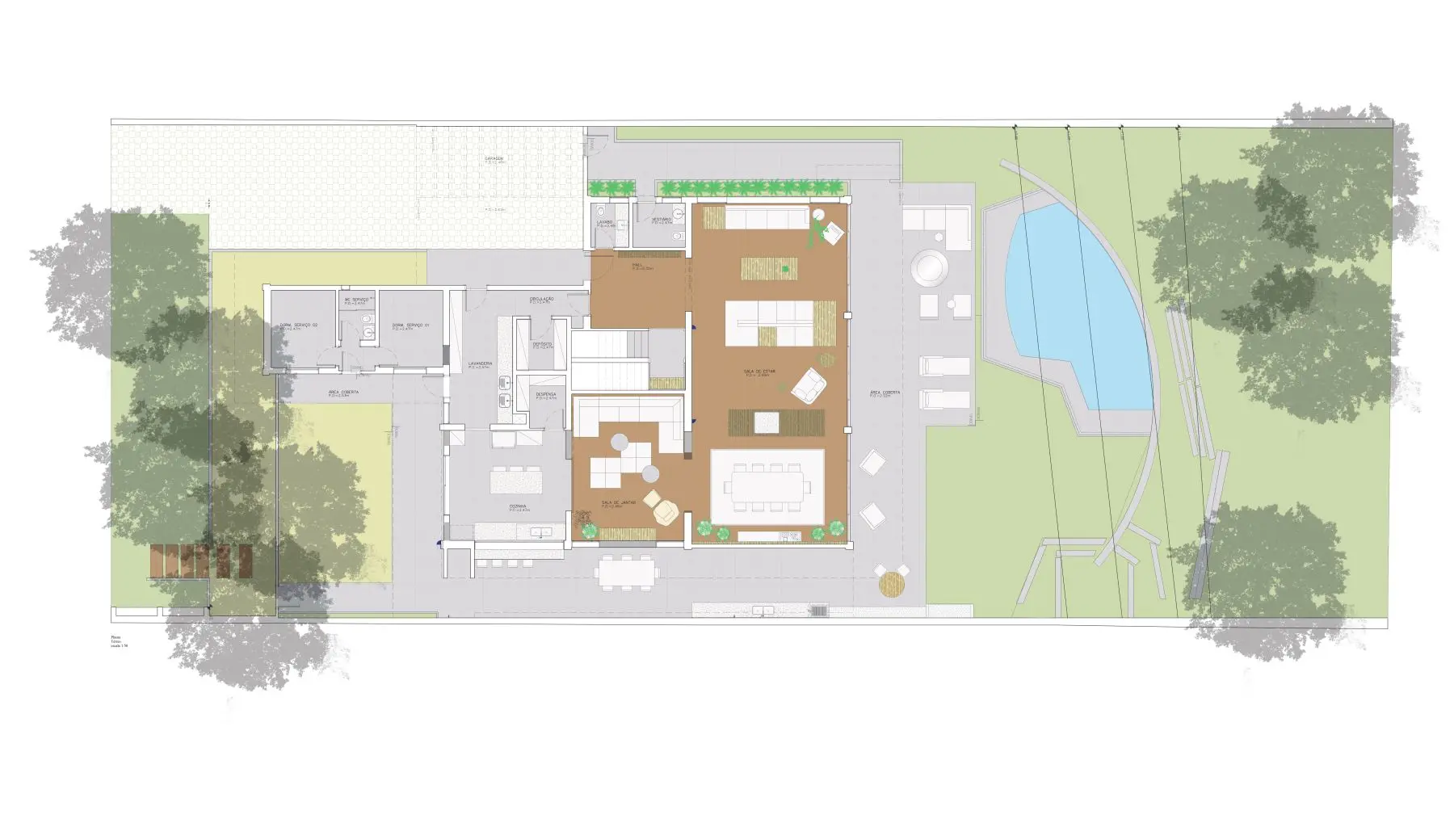 Projeto de Arquitetura para reforma de Casa - Casa T&M