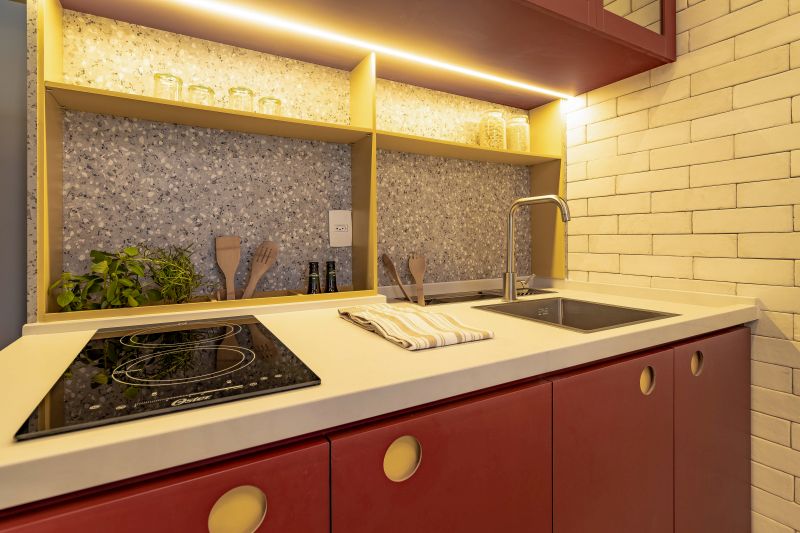 Projeto de arquitetura para apartamento decorado do Empreendimento Nurban Campo Belo, São Paulo, pelo escritório de arquitetura MWARQ, liderado pela arquiteta Marcela. Arquitetura para incorporação. Arquitetura para incorporadoras.