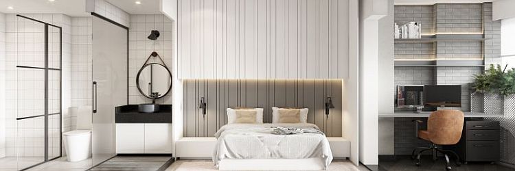 Projeto de arquitetura para reforma de apartamento studio no Brooklin, São Paulo – Apartamento HM - Escritório de Arquitetura MWARQ