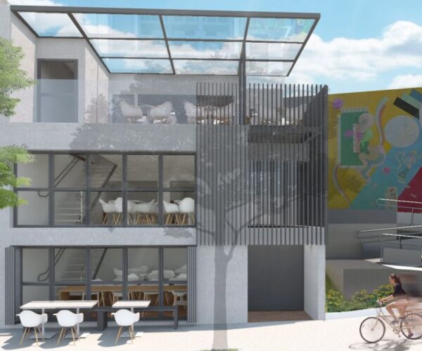 Projeto de arquitetura para restaurante, pelo escritório de arquitetura MWARQ, liderado pela arquiteta Marcela Wandenkolk.