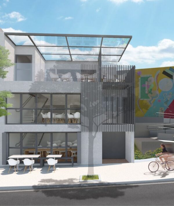 Projeto de arquitetura para restaurante, pelo escritório de arquitetura MWARQ, liderado pela arquiteta Marcela Wandenkolk.