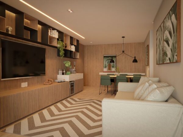 Projeto de arquitetura para reforma de apartamento em Perdizes, pelo escritório de arquitetura MWARQ, liderado pela arquiteta Marcela Wandenkolk.