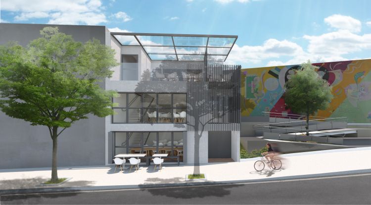 Projeto de arquitetura para restaurante, pelo escritório de arquitetura MWARQ, liderado pela arquiteta Marcela Wandenkolk.