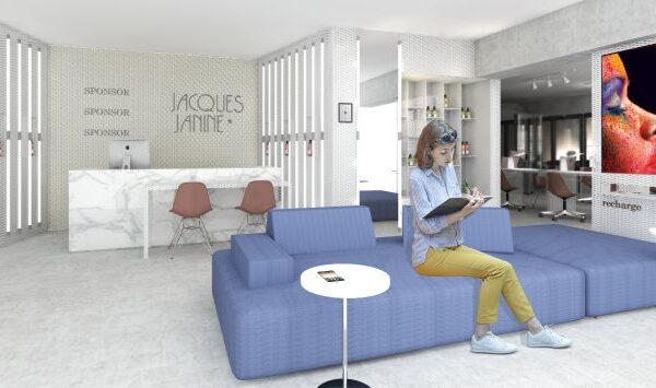 Projeto de arquitetura para Salão de Beleza Jacques Janine, pelo escritório de arquitetura MWARQ, liderado pela arquiteta Marcela Wandenkolk.