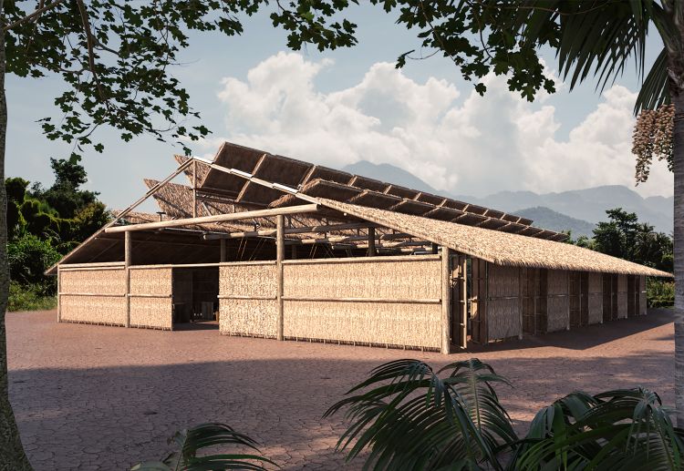 Projeto de arquitetura para edifício cultural, de hotelaria e sustentável na Amazônia, pelo escritório de arquitetura MWARQ, liderado pela arquiteta Marcela Wandenkolk.