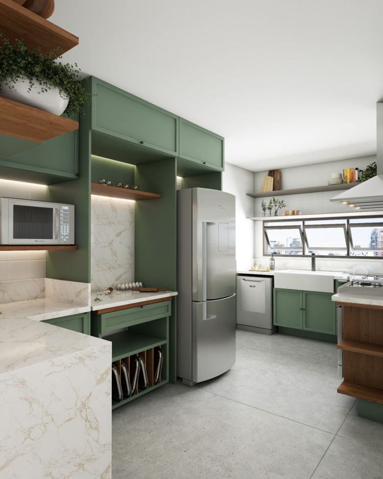 Projeto de arquitetura para reforma de apartamento em Moema, pelo escritório de arquitetura MWARQ, liderado pela arquiteta Marcela Wandenkolk.