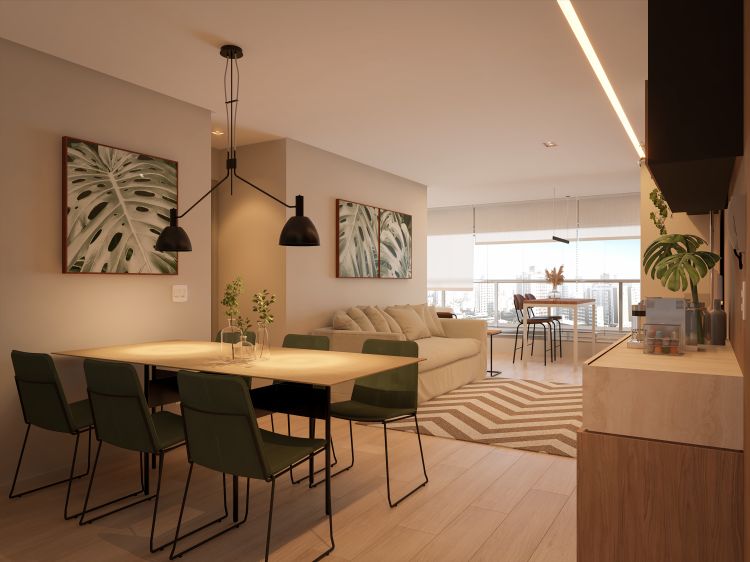 Projeto de arquitetura para reforma de apartamento em Perdizes, pelo escritório de arquitetura MWARQ, liderado pela arquiteta Marcela Wandenkolk.