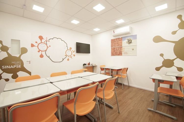 Projeto de arquitetura para reforma comercial em São Paulo, Alto de Pinheiros, pelo escritório de arquitetura MWARQ, liderado pela arquiteta Marcela Wandenkolk. Franquia Educacional Supera.