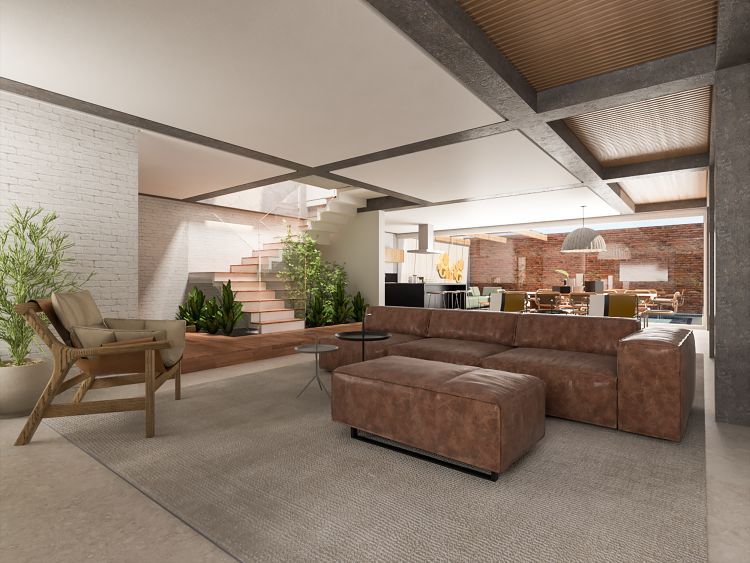 Projeto de arquitetura para reforma de casa de Vila no Campo Belo, São Paulo, pelo escritório de arquitetura MWARQ, liderado pela arquiteta Marcela Wandenkolk