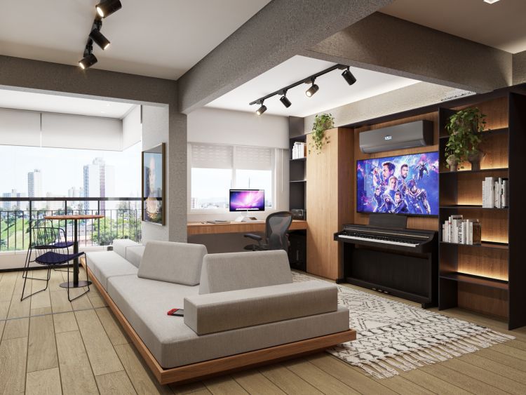 Projeto de arquitetura para reforma de apartamento em Perdizes, São Paulo, pelo escritório de arquitetura MWARQ, liderado pela arquiteta Marcela Wandenkolk.