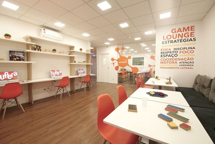 Projeto de arquitetura para reforma comercial em São Paulo, Alto de Pinheiros, pelo escritório de arquitetura MWARQ, liderado pela arquiteta Marcela Wandenkolk. Franquia Educacional Supera.