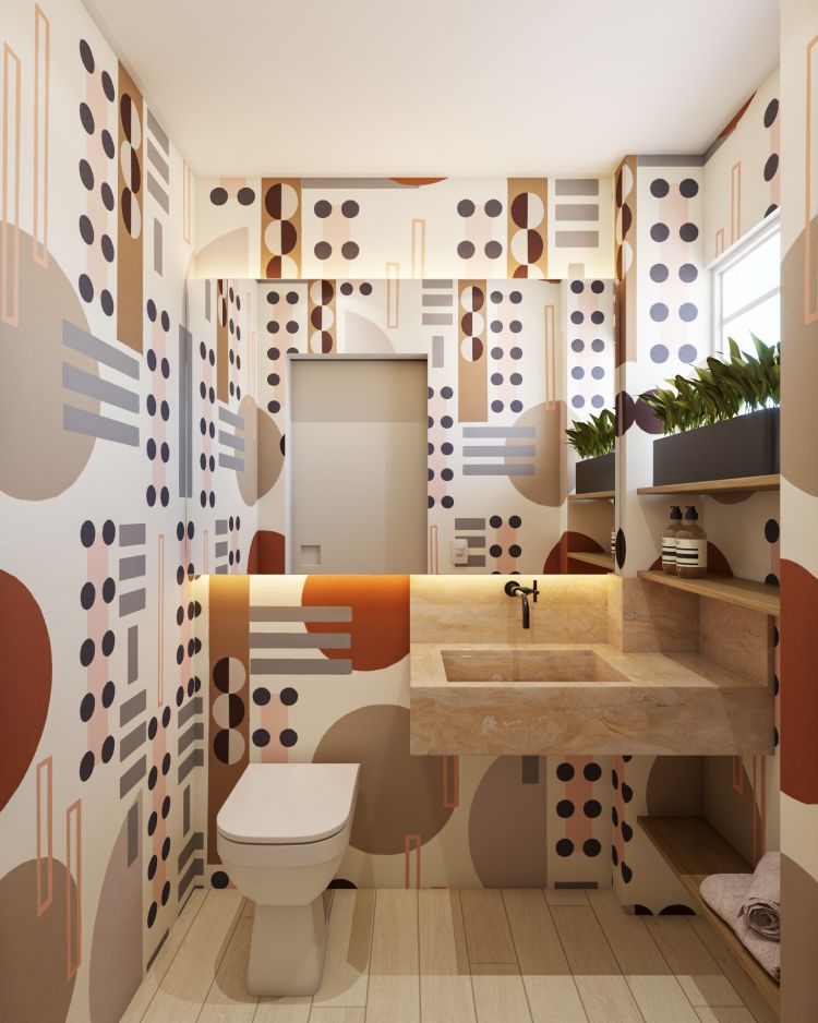 Projeto de arquitetura para reforma de apartamento na Bela Vista, São Paulo, pelo escritório de arquitetura MWARQ, liderado pela arquiteta Marcela.