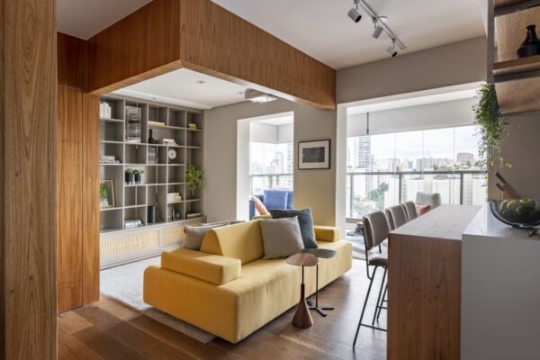 Projeto de arquitetura para reforma de apartamento na Vila Madalena, São Paulo, pelo escritório de arquitetura MWARQ, liderado pela arquiteta Marcela Wandenkolk.