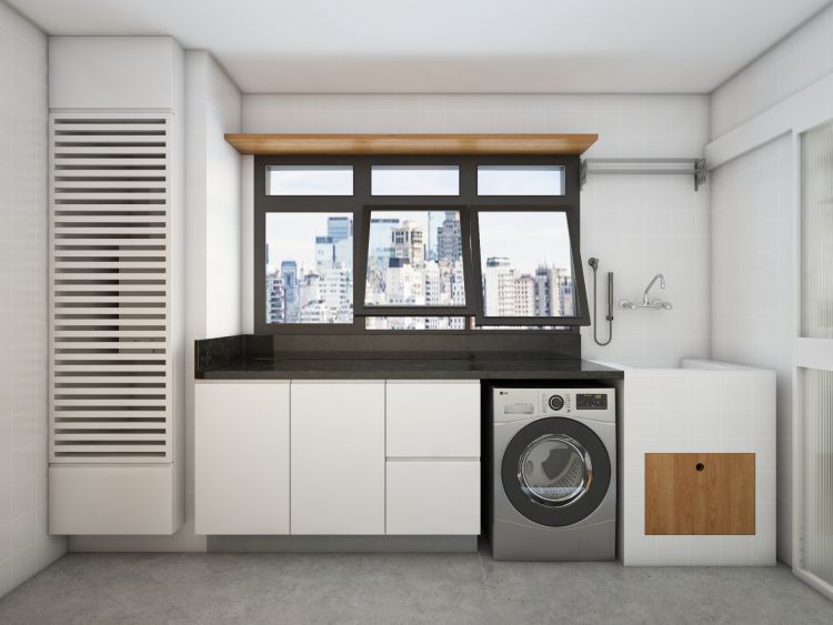 Projeto de arquitetura para reforma de apartamento em Moema, pelo escritório de arquitetura MWARQ, liderado pela arquiteta Marcela Wandenkolk.