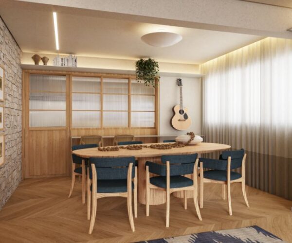 Projeto de arquitetura para reforma de apartamento em Moema, São Paulo – Apartamento D&G - Escritório de Arquitetura MWARQ