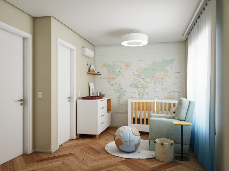 Arquiteta marcela wandenkolk. escritório de arquitetura MWARQ. Projeto de arquitetura no itaim. apartamento alto padrão. quarto infantil