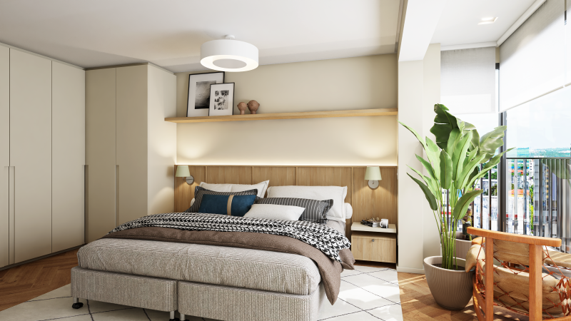 Arquiteta marcela wandenkolk. escritório de arquitetura MWARQ. Projeto de arquitetura no itaim. apartamento alto padrão. suíte máster